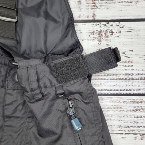 Black Dot Bib Snow Overalls Insulated Winter Black | Youth Small - Picture 10 of 14